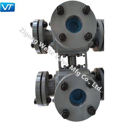 Kalite  VT Natural Gas Pipeline Fast Discharge Quick Shutdown Double Ball Valves Fabrika