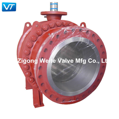 ASME B16.10 Karbon Çelik Flanşlı Küresel Vana WCB Büyük Boy 30 İnç