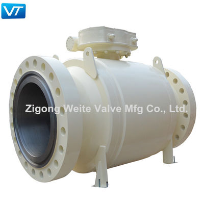 Yüksek Basınçlı PN 16Mpa Trunnion Monteli Küresel Vana Dövme Çelik