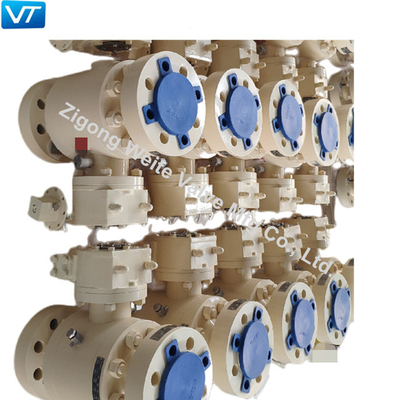 Dövme Çelik Sınıfı 2500 Küresel Vana 2&quot; LF2 Küresel Vana Pnömatik Elektrikli Aktüatör