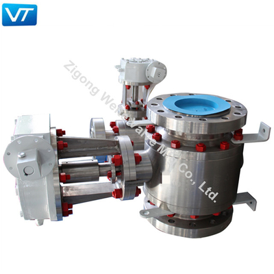 6 &quot;Metalden Metale Salmastra Küresel Vana F316 Sınıf 300 Yüksek Hassasiyetli Küresel Vana