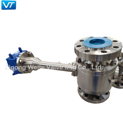 LNG İstasyonu F316 Kriyojenik 3 İnç Küresel Vana Yüzer Tip Sınıf 600