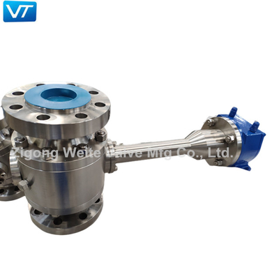 LNG İstasyonu F316 Kriyojenik 3 İnç Küresel Vana Yüzer Tip Sınıf 600