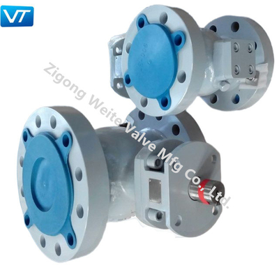 OEM API 6D V Çentik Tipi Küresel Vana DN 300 Tek Yataklı Mühürlü