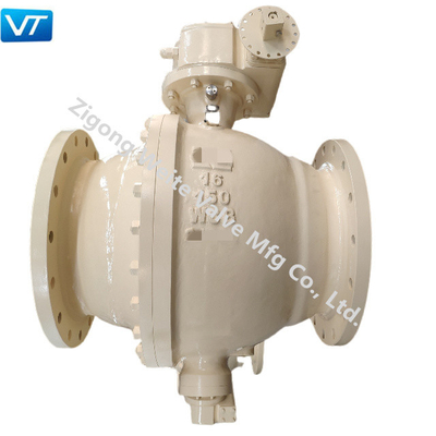 API 6D Çift Muylulu Küresel Vana 16&quot; 150LB ASME B31.4 ASME B 31.8
