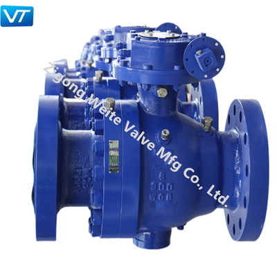 Karbon Çelik Sınıf 900 Muylulu Küresel Vana 8&quot; WCB Sınıf 900 Küresel Vana
