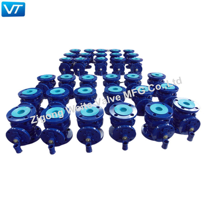 OEM Yüzer Küresel Vana Toplu F316 Sınıf 150 Mavi renk