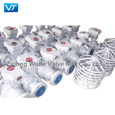 Sızdırmaz V Tipi Boru Hattı Küresel Vana 2&quot;-12&quot; V Çentik Küresel Vana